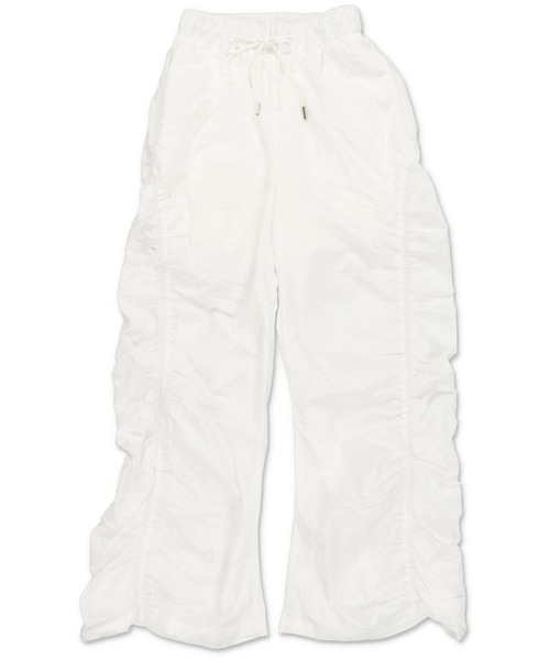 SPINNS(スピンズ)の「【5色展開】ナイロンギャザーパンツ(その他パンツ・レディース・ピンク/ホワイト/ブラック/サックスブルー/グレー/バーガンディー・ONESIZE)」の15枚目の写真