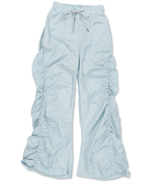 SPINNS(スピンズ)の「【5色展開】ナイロンギャザーパンツ(その他パンツ・レディース・ピンク/ホワイト/ブラック/サックスブルー/グレー/バーガンディー・ONESIZE)」の16枚目の写真