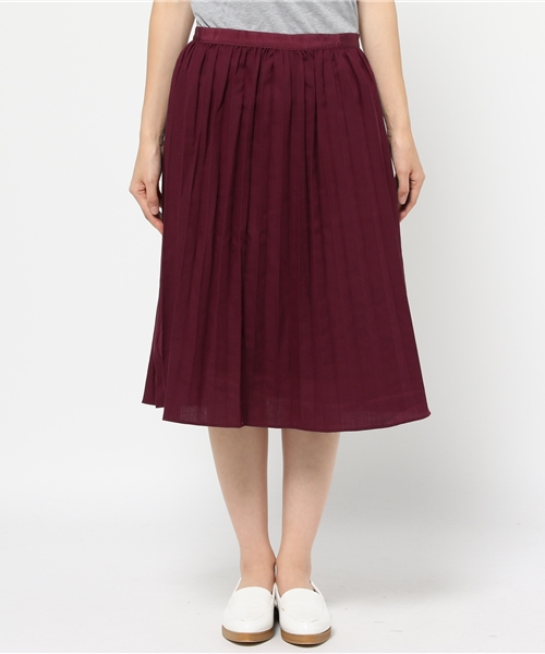 LBC（エルビーシー）の「コットンポリエステルプリーツスカート       （スカート・レディース・ライトグレー/Red/ブラック・LARGE/MEDIUM）」の11枚目の写真