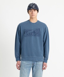 Levi's/リーバイス グラフィック クルーネックスウェットシャツ ブルー INDIGO