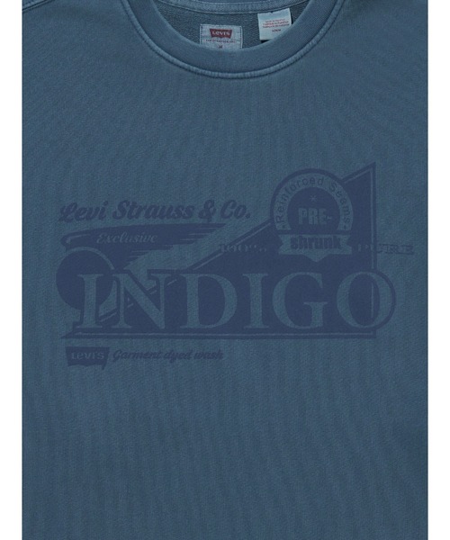 Levi's(リーバイス)の「Levi's/リーバイス グラフィック クルーネックスウェットシャツ ブルー INDIGO(スウェット・メンズ・グレー・S/M/L/XL)」の7枚目の写真