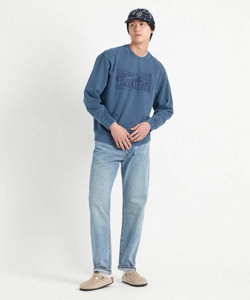 Levi's(リーバイス)の「Levi's/リーバイス グラフィック クルーネックスウェットシャツ ブルー INDIGO(スウェット・メンズ・グレー・S/M/L/XL)」の12枚目の写真