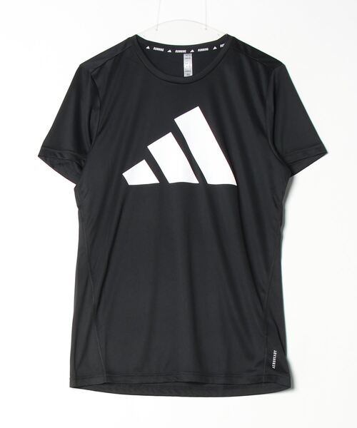 adidas(アディダス)の「アディダス adidas ランイット 半袖Tシャツ(Tシャツ/カットソー・メンズ・ブラック・S/M/L/LL)」の1枚目の写真
