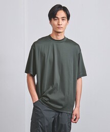 シルケットスムース モックネックTシャツ