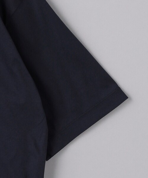 UNITED ARROWS(ユナイテッドアローズ)の「シルケットスムース モックネックTシャツ(Tシャツ/カットソー・メンズ・ダークグリーン/ネイビー/オフホワイト・S/M/L/XL)」の17枚目の写真