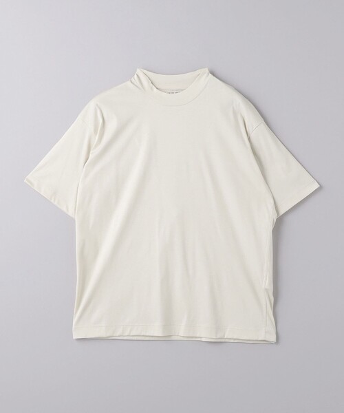UNITED ARROWS(ユナイテッドアローズ)の「シルケットスムース モックネックTシャツ(Tシャツ/カットソー・メンズ・ダークグリーン/ネイビー/オフホワイト・S/M/L/XL)」の19枚目の写真