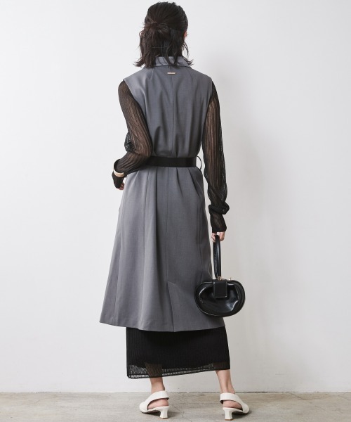 CHIC STYLE(シックスタイル)の「ニットロングワンピース <大きいサイズ有>シックスタイル (ワンピース・レディース・ブラウン/ブラック・M/L/LL/3L/4L/5L)」の13枚目の写真