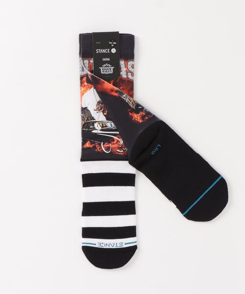 STANCE(スタンス)の「STANCE /スタンス/STANKONIA CREW SOX(ソックス/靴下・メンズ・ブラック・L)」の2枚目の写真