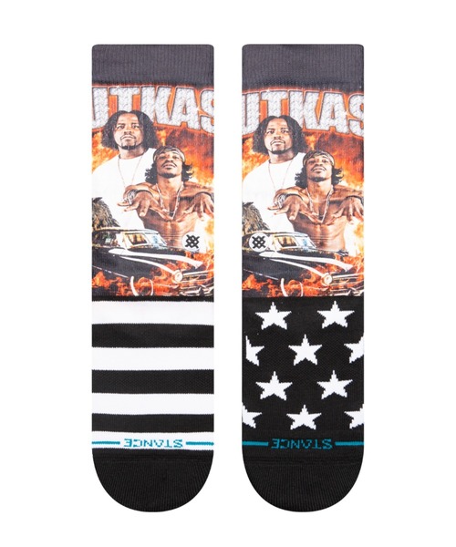 STANCE(スタンス)の「STANCE /スタンス/STANKONIA CREW SOX(ソックス/靴下・メンズ・ブラック・L)」の3枚目の写真