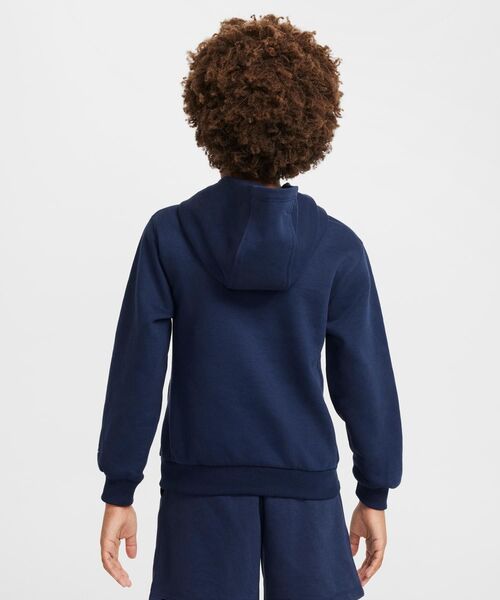 【NIKE】Sportswear★スポーツウェア★フーディ★Blue ナイキ ジュニア キッズ 子供 スウェット フルジップ YTH NSW