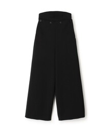 EDITION | ウールサテン ハイウエストマリンパンツ(その他パンツ)