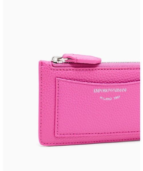 エンポリオ アルマーニ】MyEA ラウンドジップカードホルダー ディア