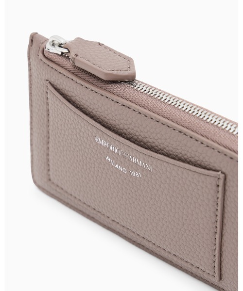 エンポリオ アルマーニ】MyEA ラウンドジップカードホルダー ディア