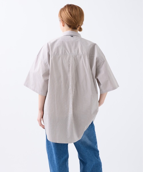meltum(メルタム)の「LOOSE STRIPE SHIRT S/S(シャツ/ブラウス・メンズ・ブルー/ベージュ/ネイビー・MEDIUM/LARGE)」の15枚目の写真