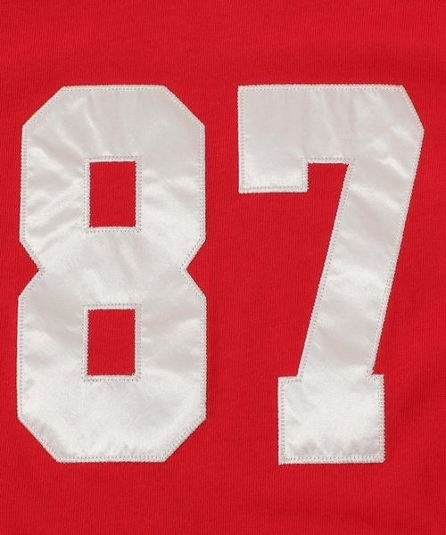 LOWRYS FARM（ローリーズファーム）の「ナンバリング８Ｓ　144617（Tシャツ/カットソー・レディース・オフホワイト/ネイビー/レッド・FREE）」の6枚目の写真