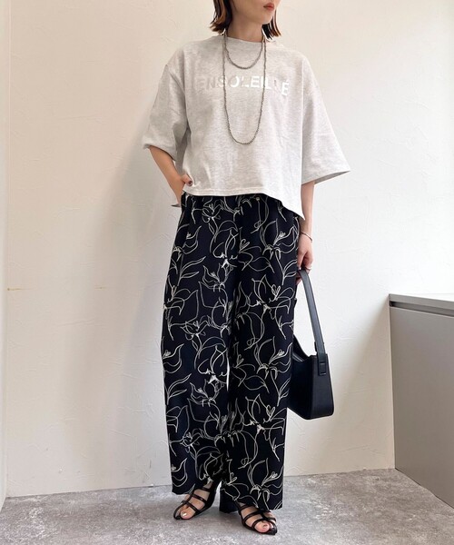 fredy emue（フレディエミュ）の「ラインアートイージーパンツ（その他パンツ・レディース・ホワイト系その他/ブラック系その他・36/38）」の18枚目の写真