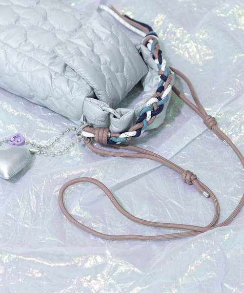 SMELLY（スメリー）の「my Choeae quilt bag（ハンドバッグ・レディース・シルバー/ブラック/アイボリー/ライトグレー・-）」の20枚目の写真