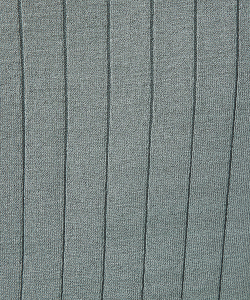 ABAHOUSE GRAY(アバハウスグレイ)の「【カシミアタッチ】12ゲージ ワイドリブ タートルネック ニット(ニット/セーター・メンズ・ホワイト/グレイッシュベージュ/セージグリーン/ブルー/ブラック・50/48/46)」の16枚目の写真