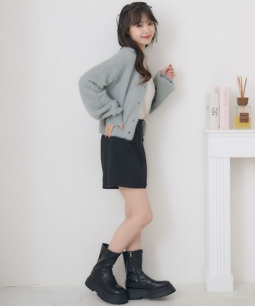 ems excite(エムズエキサイト)の「前ZIPショートパンツ(その他パンツ・レディース・ブラック/ナチュラル/チャコールグレー・FREE)」の14枚目の写真