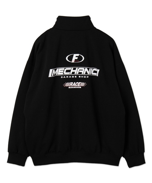 WEGO(ウィゴー)の「WEGO/レーシングロゴハーフジッププルオーバー(スウェット・メンズ・ブラック・MEDIUM/LARGE)」の10枚目の写真
