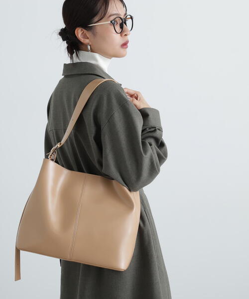 N.（N. Natural Beauty Basic）（エヌエヌナチュラルビューティーベーシック）の「◆Ａ４トートバッグ（トートバッグ・レディース・ベージュ/ブラック・ﾌﾘ-）」の15枚目の写真