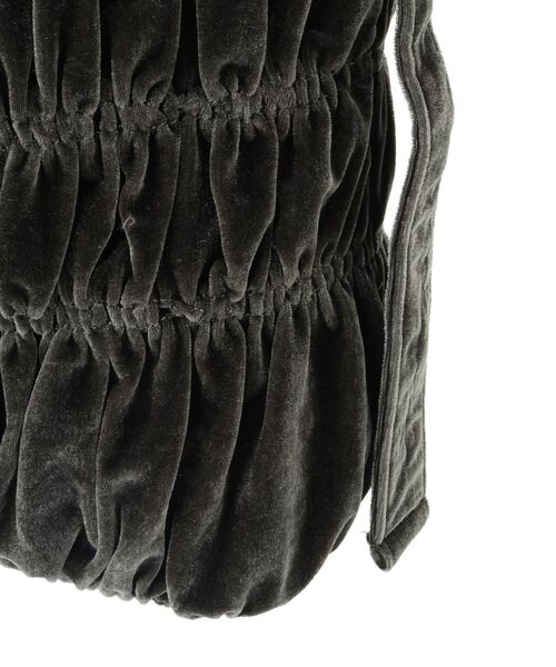 Green Parks(グリーンパークス)の「andmikka シャーリングベロアトートバッグ(トートバッグ・レディース・ブラック/カーキ・FREE)」の8枚目の写真