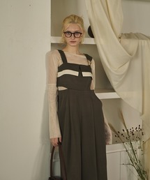 loin nuit | waist cut design combinaison / ウエストカットデザインコンビネゾン(つなぎ/オールインワン)