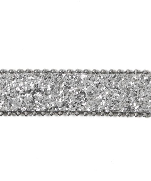 WEGO（ウィゴー）の「WEGO/キラキラバックルメタリックベルト（ベルト・レディース・シルバー/ピンク/サックスブルー・FREE）」の7枚目の写真