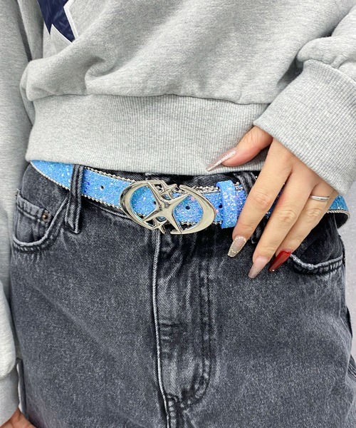 WEGO/キラキラバックルメタリックベルト（ベルト）｜WEGO（ウィゴー