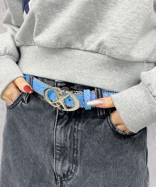 WEGO/キラキラバックルメタリックベルト（ベルト）｜WEGO（ウィゴー