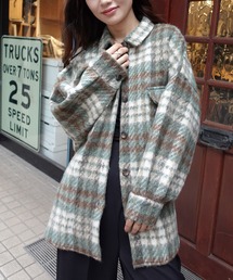 CORNERS | シャギーチェックシャツジャケット(ブルゾン)