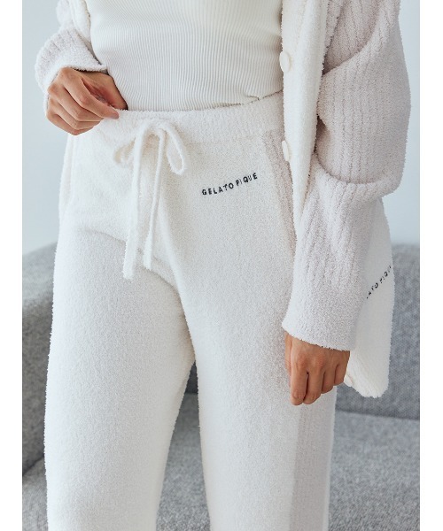 ベビモコリブロゴジャガードロングパンツ