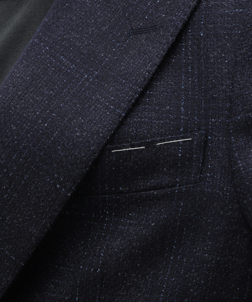 EDIFICE(エディフィス)の「Loro Piana Fabric D.ダブルブレスト ジャケット(テーラードジャケット・メンズ・ダークブルー・42/44/46/48/50)」の10枚目の写真