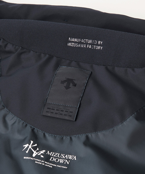 DESCENTE デサント ダウンスカート ロゴ モノグラム 黒 S ◇[DAMYGK31U]【ギャランティーカード付属】DESCENTE ALLTERRAIN