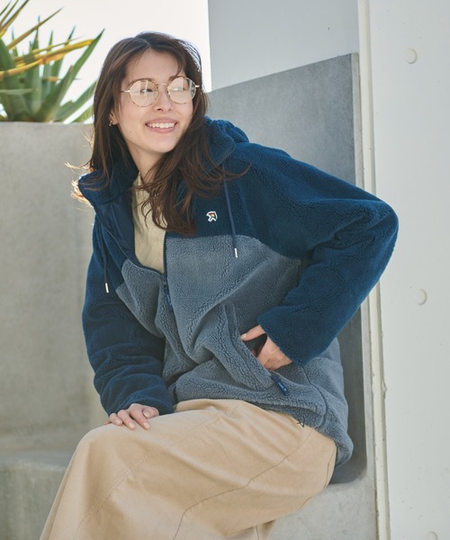 希少❣️サロン限定 ❣️美品！アトリエシジ ボアパーカーベスト2ハーフ① ATELIER SIX（アトリエシックス） 30％OFF SALE ボンバーヒート