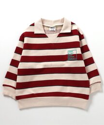 BREEZE | 衿付きボーダートレーナー(スウェット)