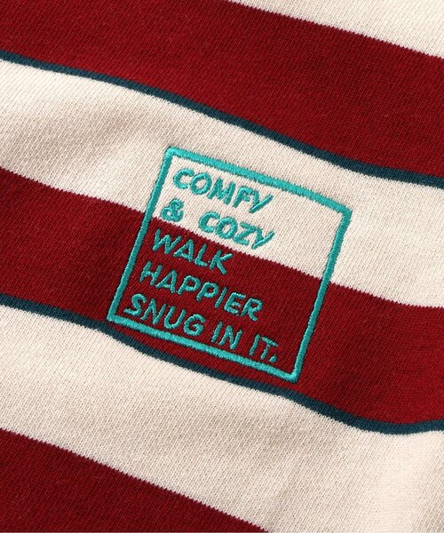 BREEZE（ブリーズ）の「衿付きボーダートレーナー（スウェット・キッズ・ブルー/アイボリー・80/90/100/110/120/130/140/150）」の6枚目の写真