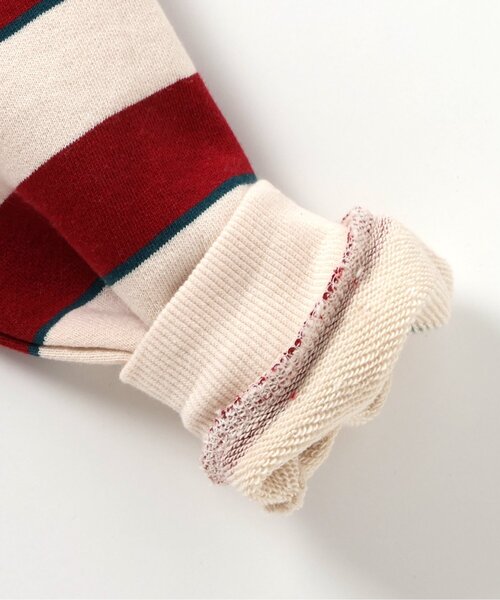 BREEZE（ブリーズ）の「衿付きボーダートレーナー（スウェット・キッズ・ブルー/アイボリー・80/90/100/110/120/130/140/150）」の8枚目の写真