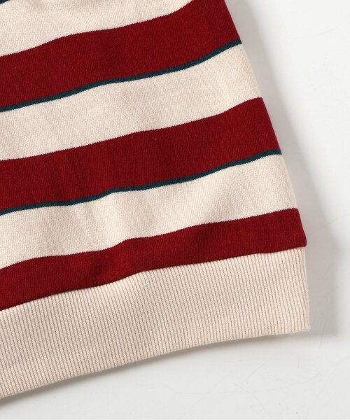 BREEZE（ブリーズ）の「衿付きボーダートレーナー（スウェット・キッズ・ブルー/アイボリー・80/90/100/110/120/130/140/150）」の9枚目の写真