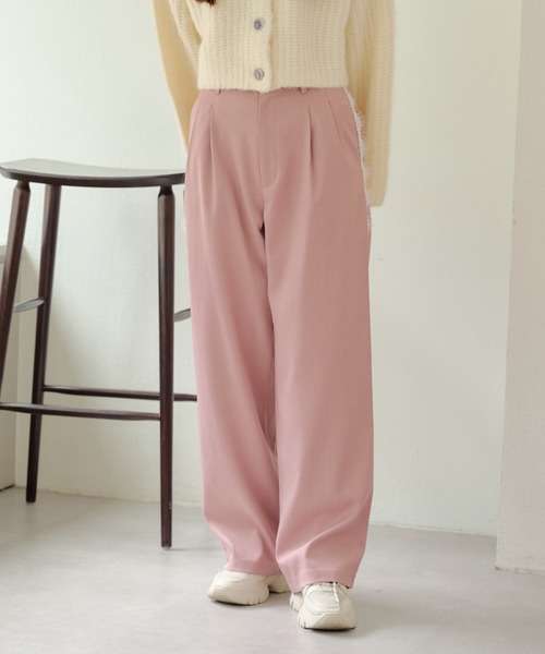 APPORTE PAR LES MARCHES(アポルテパーレマルシェ)の「レースラインパンツ(その他パンツ・レディース・チャコールグレー/ブラック/ピンク・FREE)」の14枚目の写真