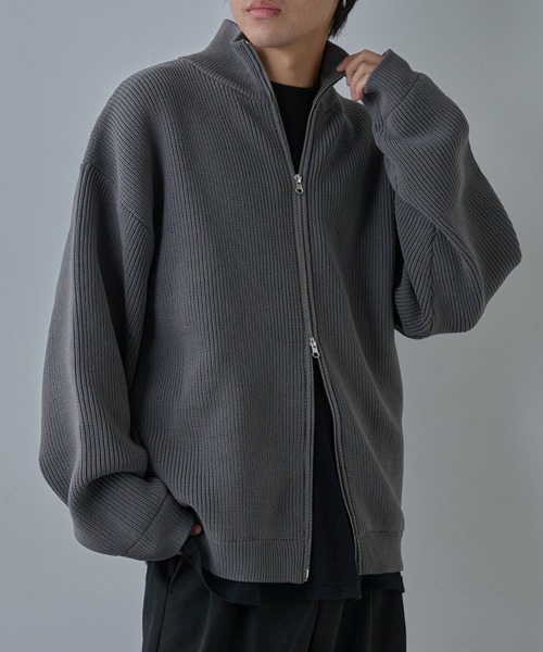 COLONY 2139(コロニートゥーワンスリーナイン)の「テックニットドライバーズ(ニット/セーター・メンズ・ネイビー/ブラック/グレー・MEDIUM/LARGE)」の11枚目の写真