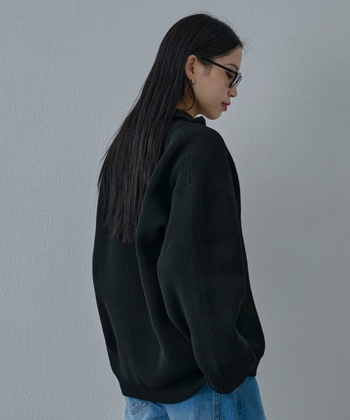 COLONY 2139(コロニートゥーワンスリーナイン)の「テックニットドライバーズ(ニット/セーター・メンズ・ネイビー/ブラック/グレー・MEDIUM/LARGE)」の5枚目の写真