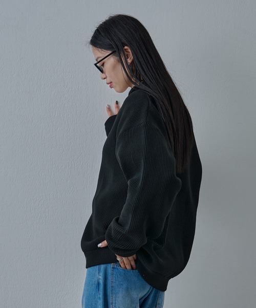 COLONY 2139(コロニートゥーワンスリーナイン)の「テックニットドライバーズ(ニット/セーター・メンズ・ネイビー/ブラック/グレー・MEDIUM/LARGE)」の7枚目の写真