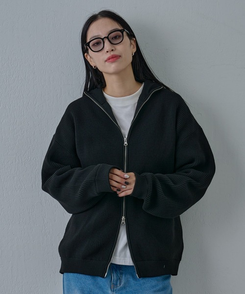 COLONY 2139(コロニートゥーワンスリーナイン)の「テックニットドライバーズ(ニット/セーター・メンズ・ネイビー/ブラック/グレー・MEDIUM/LARGE)」の4枚目の写真