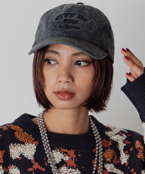 PAGEBOY（ページボーイ）の「ロゴヴィンテージCAP（キャップ・レディース・ブラウン/ブラック・FREE）」の2枚目の写真