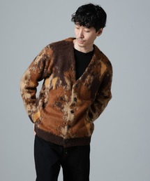 NANO universe | アート柄ニットカーディガン(カーディガン/ボレロ)