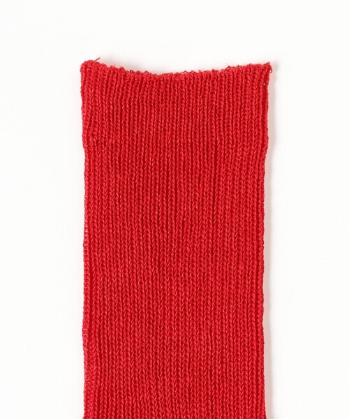 Ray BEAMS(レイビームス)の「リブ リネン ソックス(ソックス/靴下・レディース・レッド/パープル/ミント/グレー・ONE SIZE)」の5枚目の写真