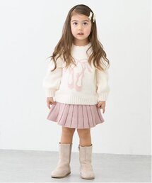 petit main | ニットプリーツスカート(スカート)