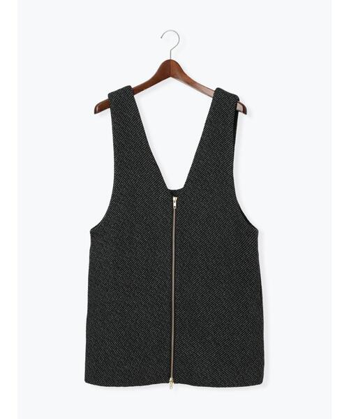 Te chichi（テチチ）の「ダブルジップマルチWAYミドルジレベスト（ベスト・レディース・ブラック/チャコールグレー・F）」の14枚目の写真