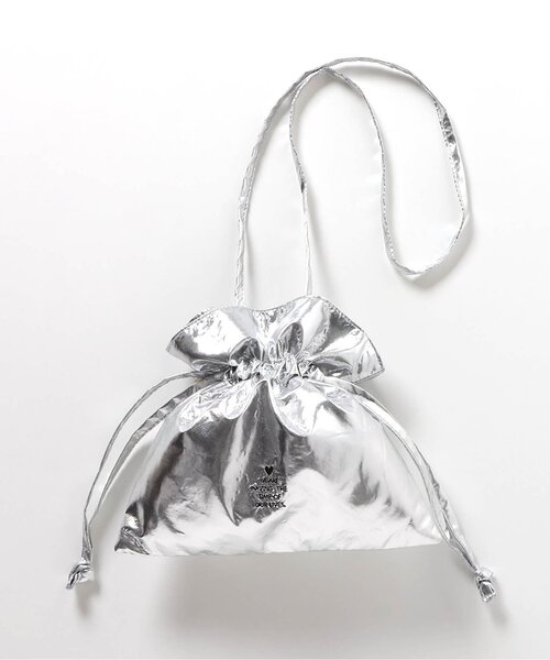 BREEZE（ブリーズ）の「シルバー巾着ポシェット（ショルダーバッグ・キッズ・シルバー・FREE）」の5枚目の写真